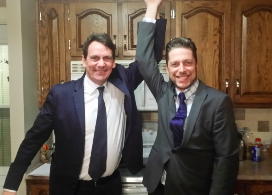 PKP_Qc's tweet photo. Belle victoire de notre candidat @MartinOuellet_ Un nouveau député jeune et dynamique.@partiquebecois https://t.co/lPNP22qBvI