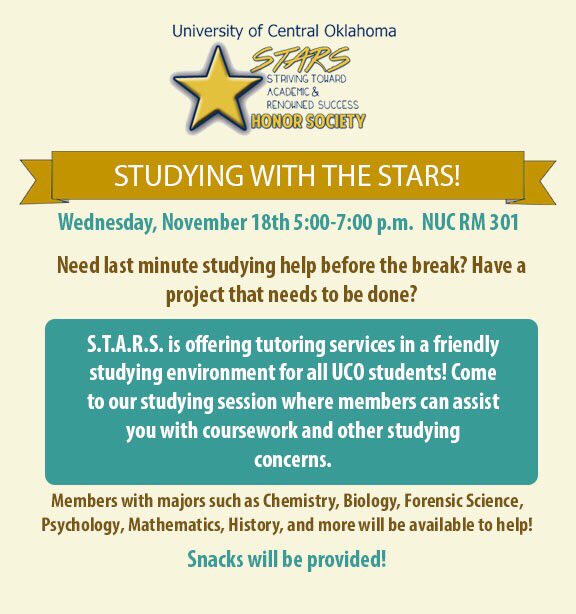 Open to all UCO Students!