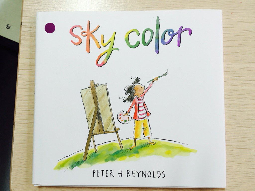 meganbartlettt's tweet photo. @peterhreynolds was our inspiration when discussing how we can grow as artists #classmural #kindergarten https://t.co/xJOa2vYXFz