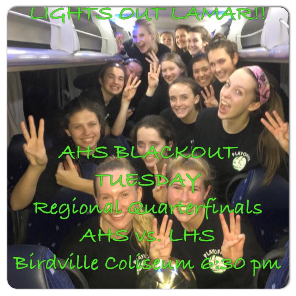 AHSLadyColtVB's tweet photo. First 100 AHS students get in FREE! Must show ID! #raceforstate #CVBstudentsection https://t.co/lXY1PGxdBc
