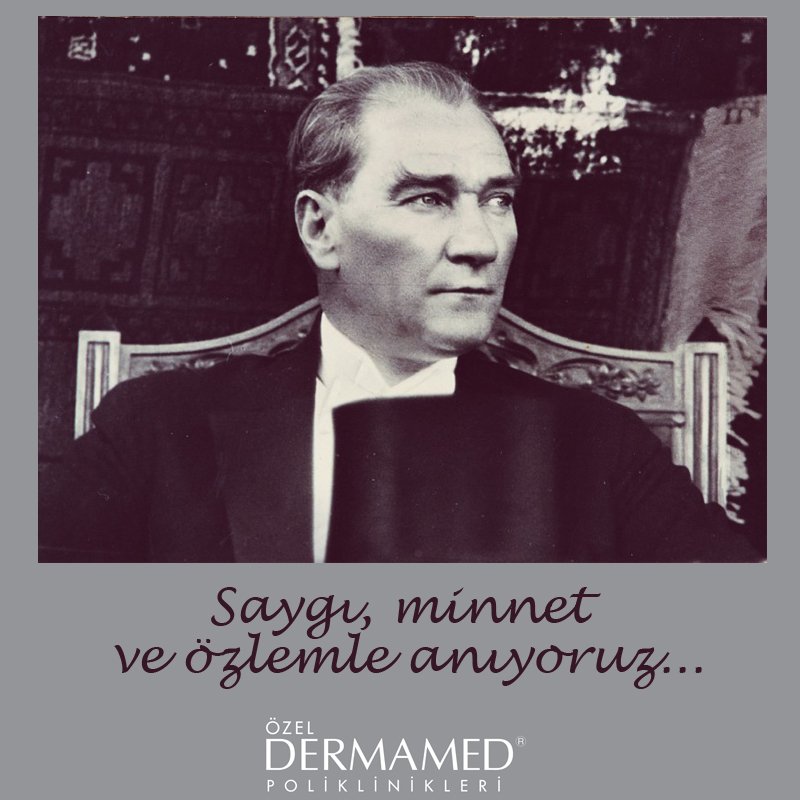 Atamızı saygı, minnet ve özlemle anıyoruz... #10Kasım #AnıyoruzArıyoruz #OlmasaydınOlmazdık #Atatürk