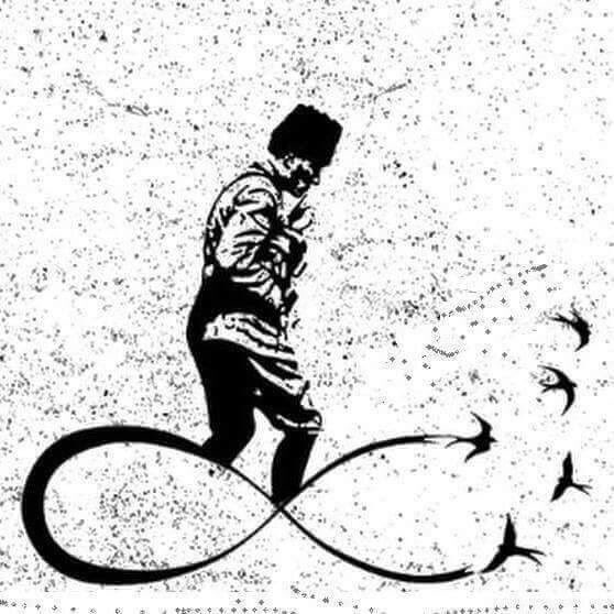 Her zor günde ışığımız O'nun ilke ve devrimleridir.Aramızdan ayrılışının 77. yıldönümünde saygıyla anıyoruz.