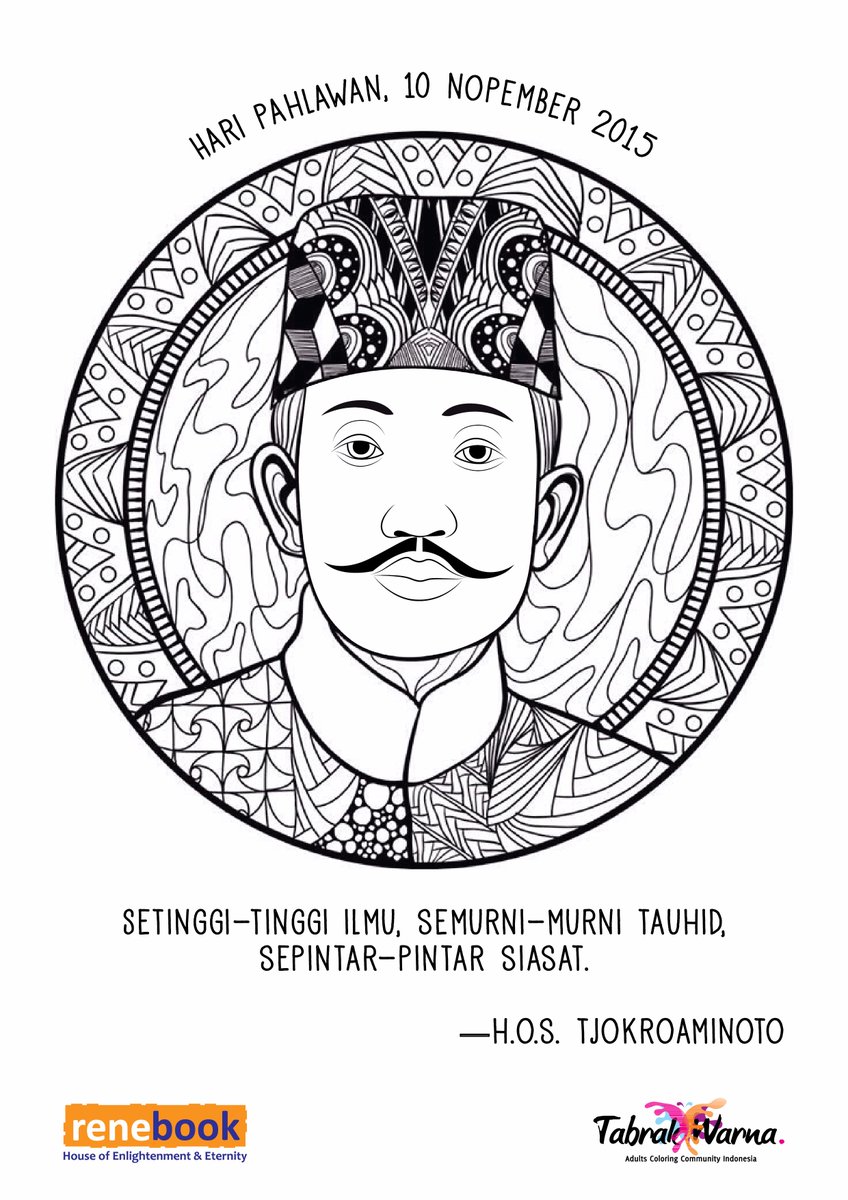 Mewarnai Gambar Pahlawan