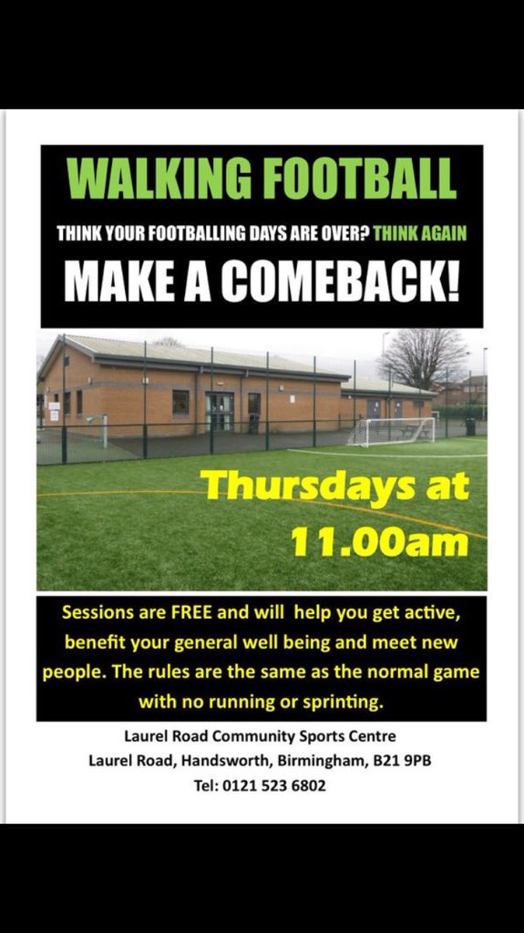 #walkingfootball come along and have a great time meet new people, make friends!!