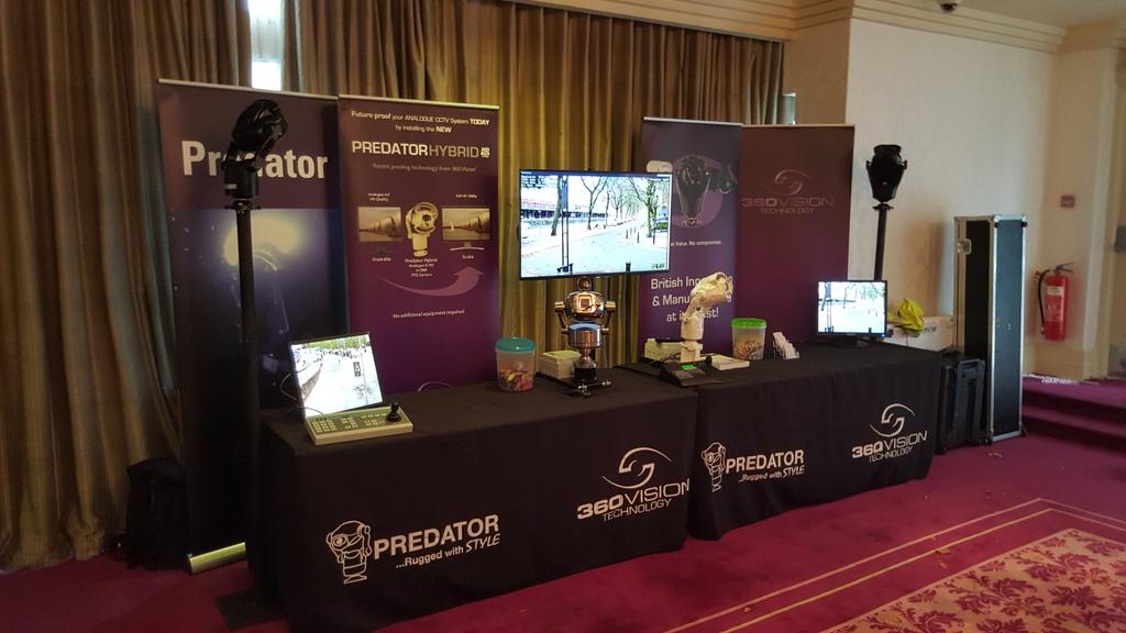 360VisionTech's tweet photo. We are ready for the #GlobalMSC conference in Bristol. Come see the brand new Predator Hybrid LIVE and in action ! https://t.co/BMnHFiGSug