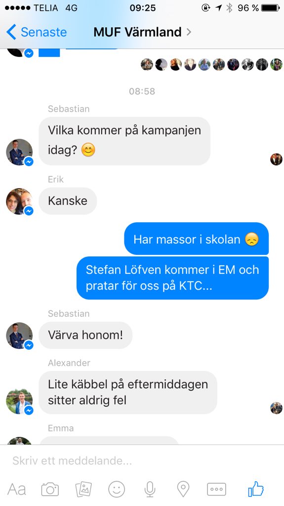 jossanfransson's tweet photo. Hasselström är klockren i vanlig ordning @mufswe https://t.co/9MjlqtqrGF