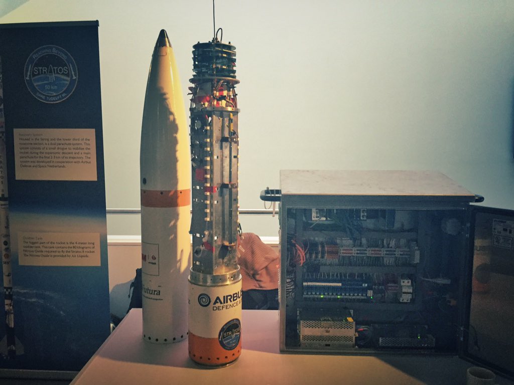 tinylittlefella's tweet photo. The record-breaking @tudelft DARE rocket at #NIDays. Inspiring student innovation!! #DoEngineering https://t.co/0JwtkgLnjl