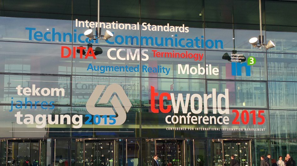 smartics's tweet photo. Drei Tage #tcworld15 in Stuttgart. Fortbildung und Networking für #projectdoc. https://t.co/PkccjwiacS
