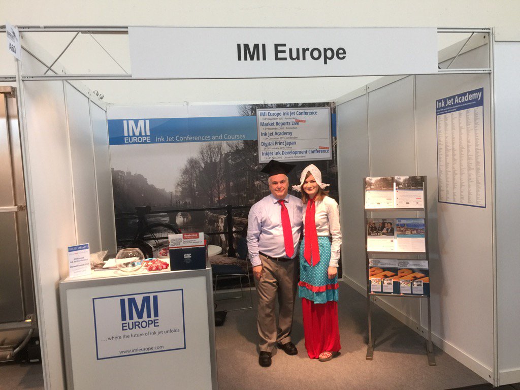 Good to see @imieurope getting into the spirit or the show at #InPrint15