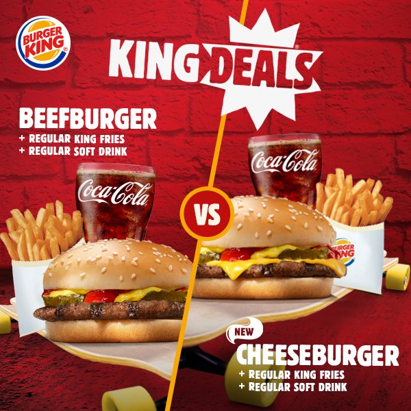"<a href="/BurgerKing_ID/">Burger King Indonesia</a>: #KingDeal masih hadir! Mana sih yang lagi kamu pengen banget? "