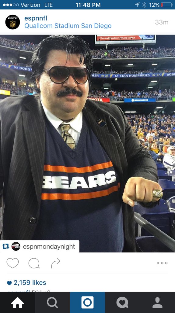CustomHouseBK's tweet photo. @stoolpresidente check out @BarstoolBigCat crushing #MNF with this epic pinstripe suit/sweater combo #innovator https://t.co/AI3b57o5NO
