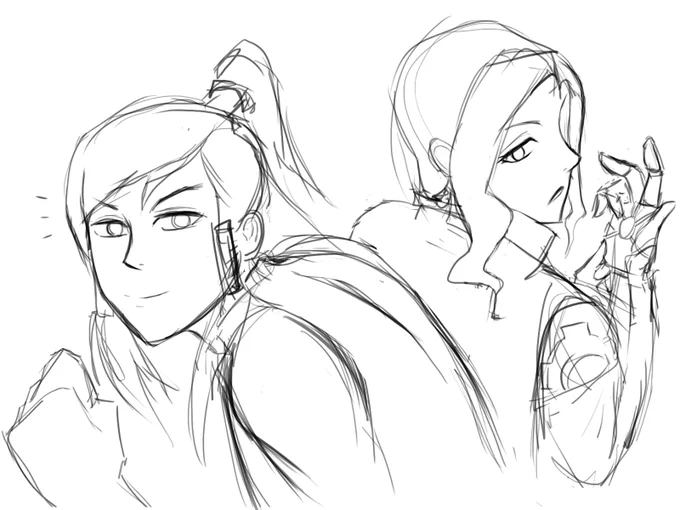 KORRASAMI. WIP Sketch. #LoK #avatar 