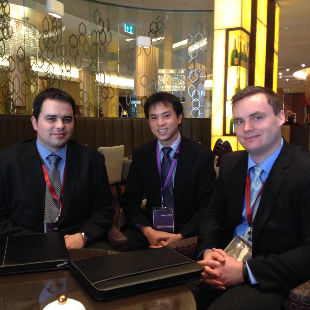 QinetiQAU's tweet photo. @QinetiQAU graduates at the #PARARI2015 conference in Sydney https://t.co/SfTcqrGA3c https://t.co/77oITJyymB
