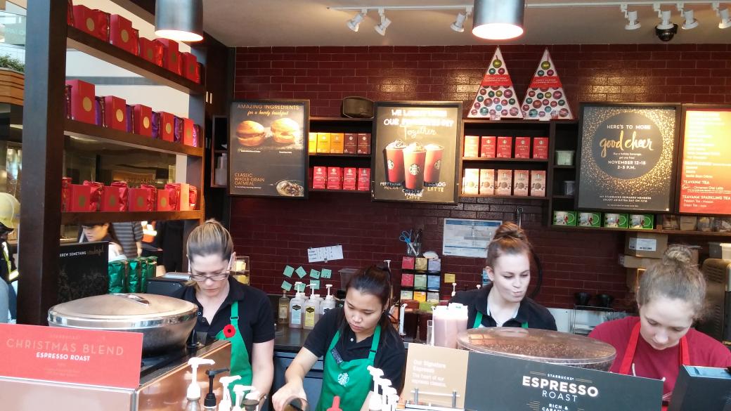 Tradesgram's tweet photo. @Tradesgram honors the hard working barristas at @Starbucks always hard at work making deliciousness for us all! https://t.co/8TRI4uV7Su