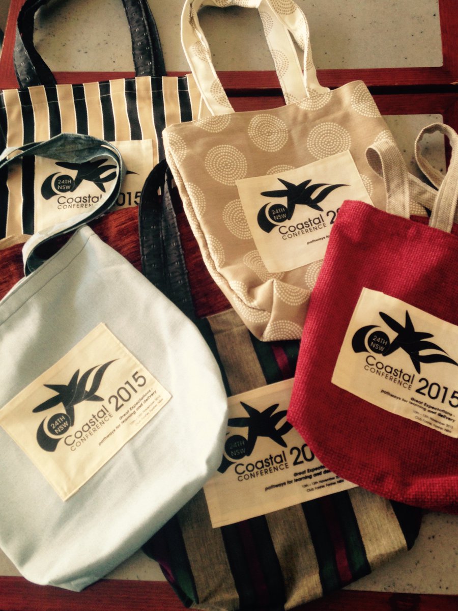 We love the NSW Coastal Conference bags!#boomerangbags #coastalconference