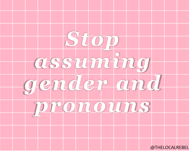 thelocalrebel's tweet photo. It's November and it's #TransAwarenessMonth. Remember to respect pronouns and support Trans people always. https://t.co/BHTAaD3vVL