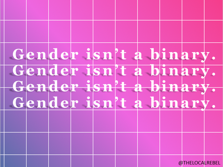thelocalrebel's tweet photo. It's November and it's #TransAwarenessMonth. Remember to respect pronouns and support Trans people always. https://t.co/BHTAaD3vVL