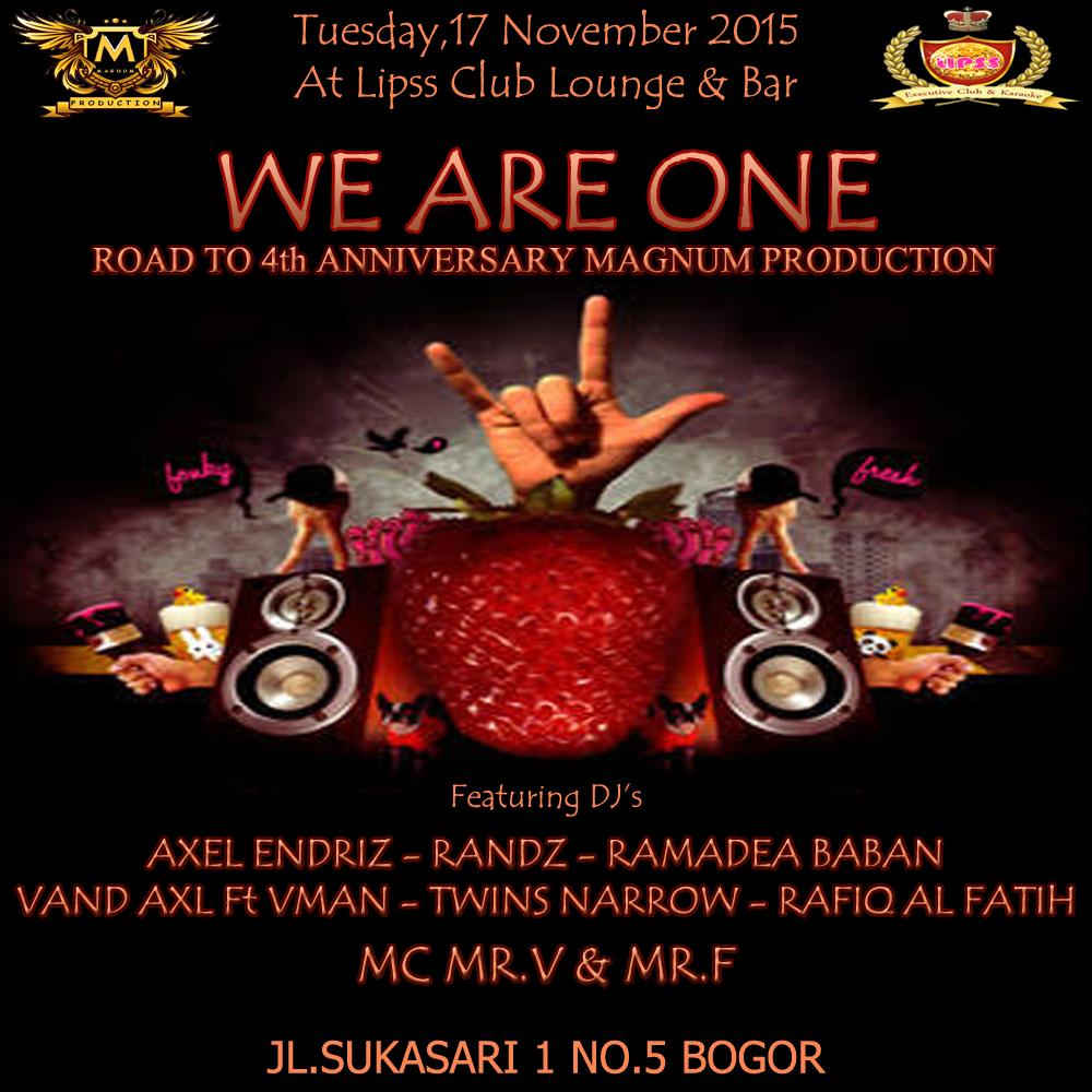 Magnum__Prod's tweet photo. Tuesday,17/11/15 "WE ARE ONE" Road To 4th Anniversary Magnum Production At @Lipssclub https://t.co/wHzptv4J3j