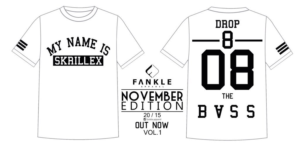 SKRILLEX ! Monggo untuk pemesanan &amp; chek katalog ( line official : OYE4239K / follow instgram : fankle.apparel )