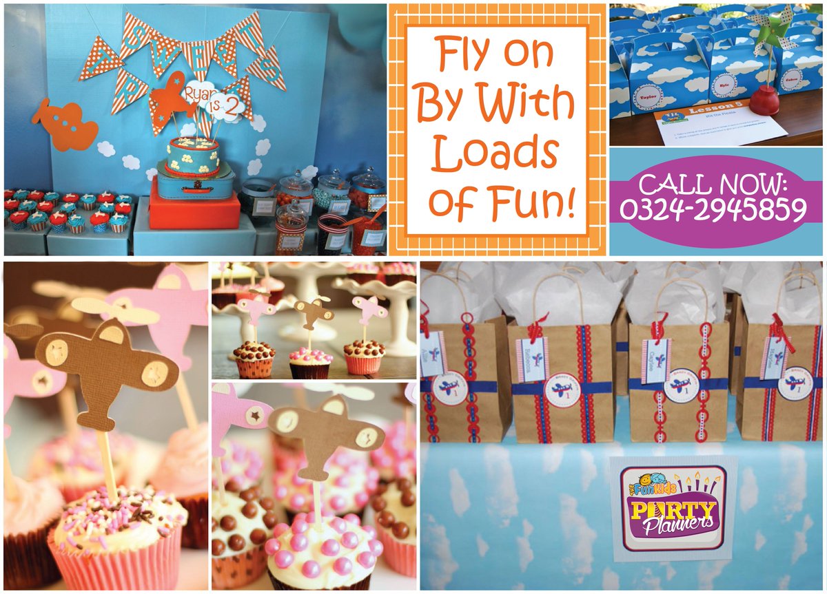 Let Your Boy Live The Dream With Aeroplane Birthday Theme!
Call at: 0324-2945859
thefunkids.com/partyplanners