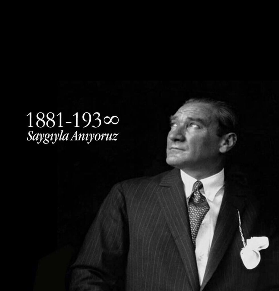 Atamızı saygı ve sevgiyle anıyoruz! #10KASIM