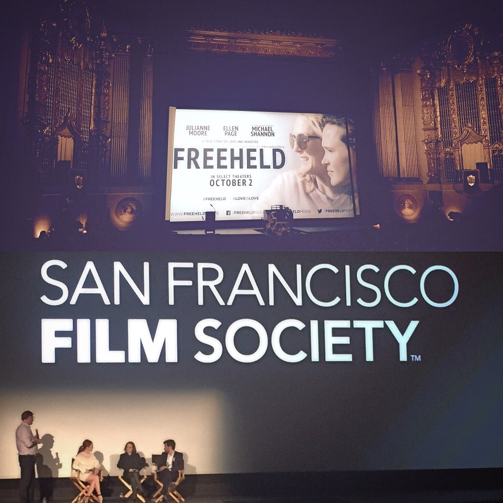 CJayModel's tweet photo. Loved watching #Freeheld at the #Castro #theatre w/ @_juliannemoore and @EllenPage https://t.co/K0KXG8knUy