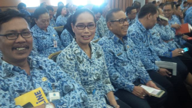 Sosialisasi Pengendalian Gratifikasi di Ruang Bahari Lantai 14 kantor Walikota kota Adm Jakarta Utara