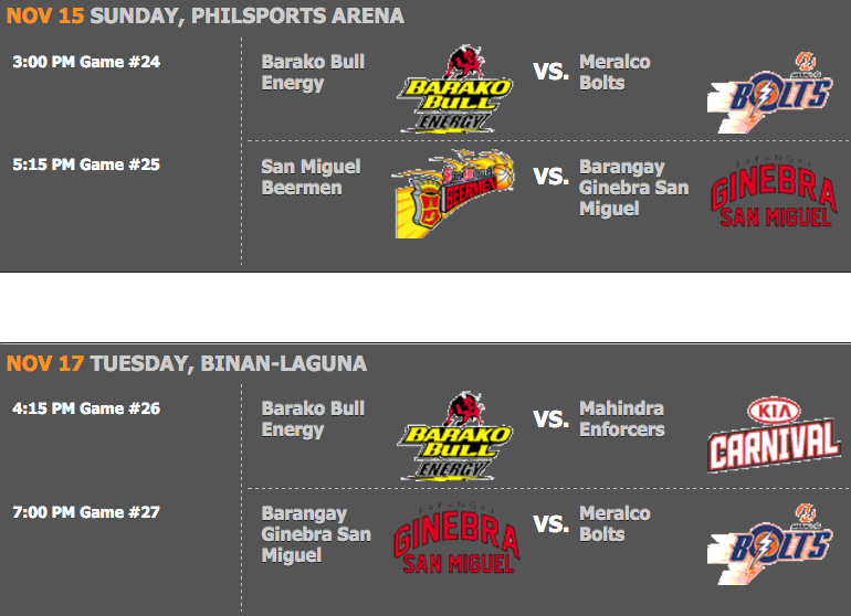 barangayginebra's tweet photo. Mark your calendars for Ginebra's next two games! https://t.co/UhlevYIvk2