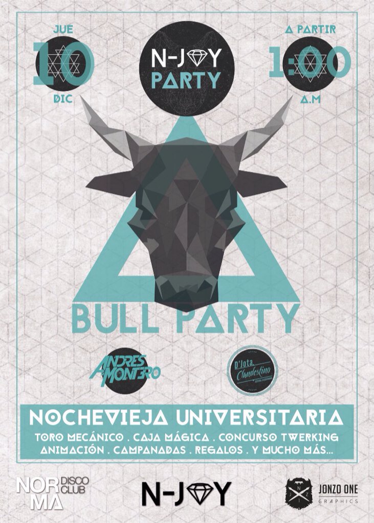 NJoyPOfficial's tweet photo. LOGROÑO 10 DE DICIEMBRE!
LLEGA N-JOY PARTY https://t.co/vLNUQ34yEz