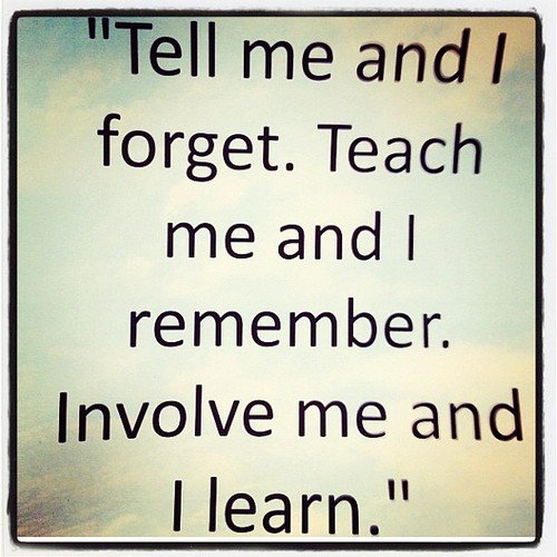 UBCS_Education's tweet photo. Today's #EducationalThought 
Tell me = Equipping
Teach me = Empowering
Involve me = Encouraging https://t.co/sf8VFaHZK4