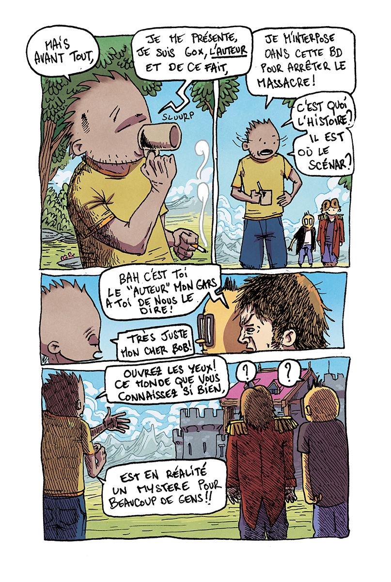 GoxBlog's tweet photo. Planche 5 du #FBcomics "Le auteur" avec @TheFantasio974 et @RoiLennon couleurs de @KingPingouin1er https://t.co/2vUdykPxYk