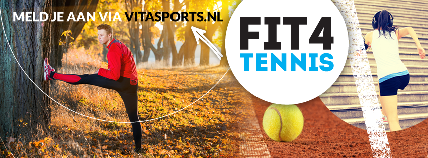 Liever fit vóór de <a href="/knltb/">KNLTB</a> competitie dan erna? Ga naar Vitasports.nl/fysieketraining en schrijf je in voor #Fit4tennis