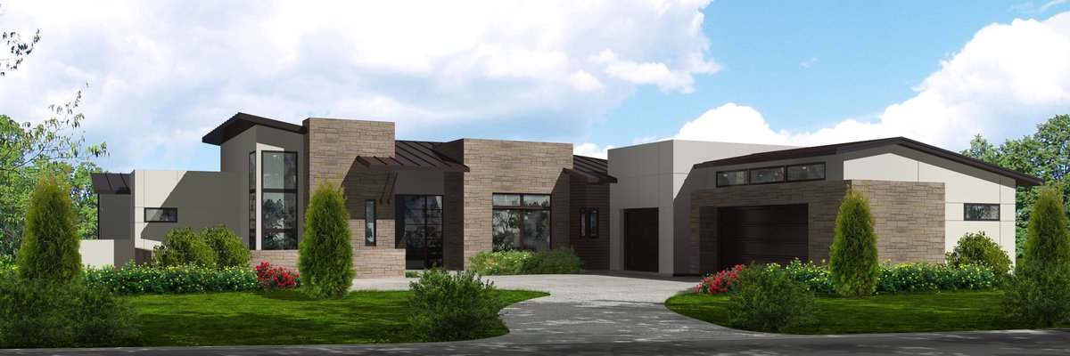 #Contemporary #custom #home.