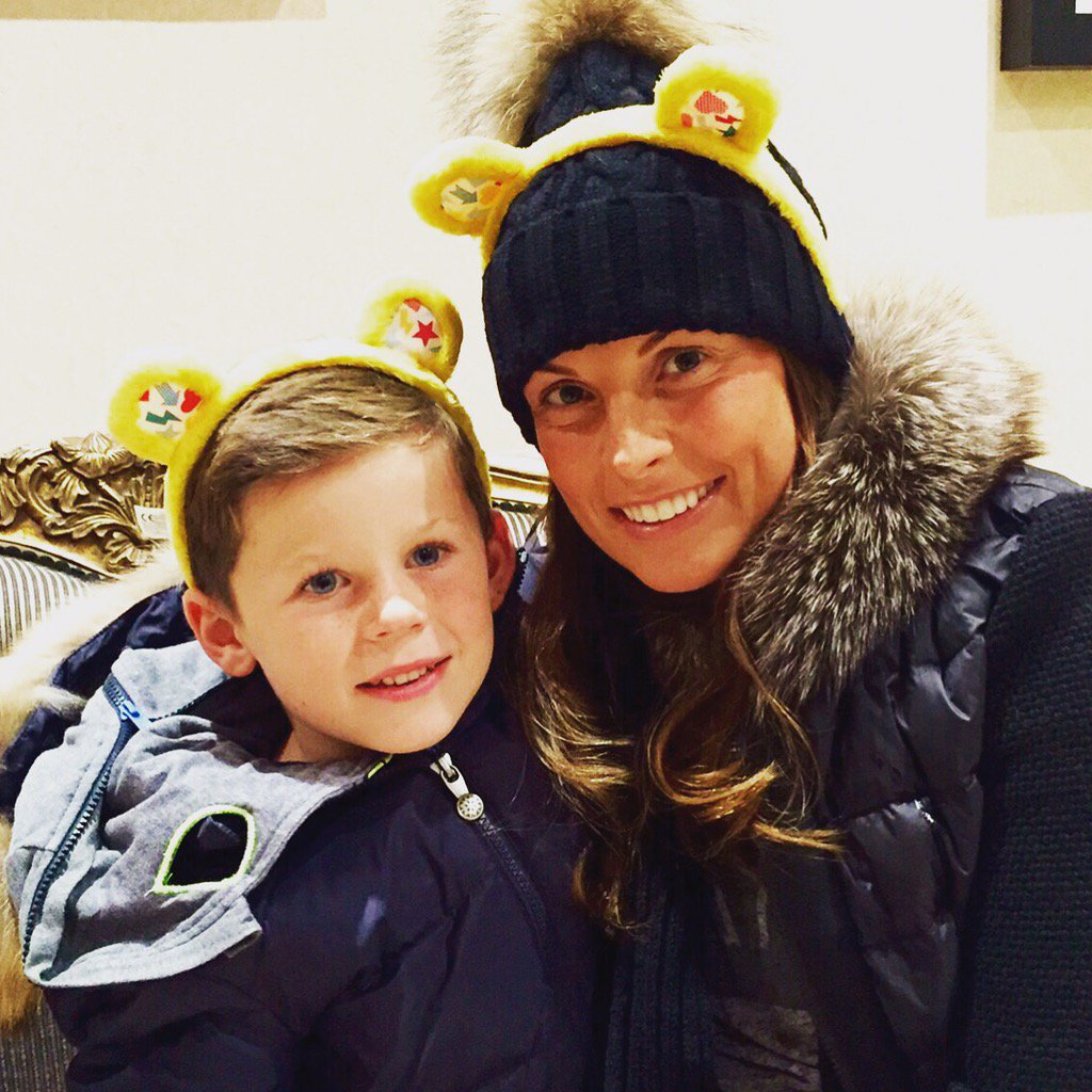 Me and Kai in our Pudsey ears. <a href="/BBCCiN/">BBC Children in Need</a> .... Get yours on and support a great cause.