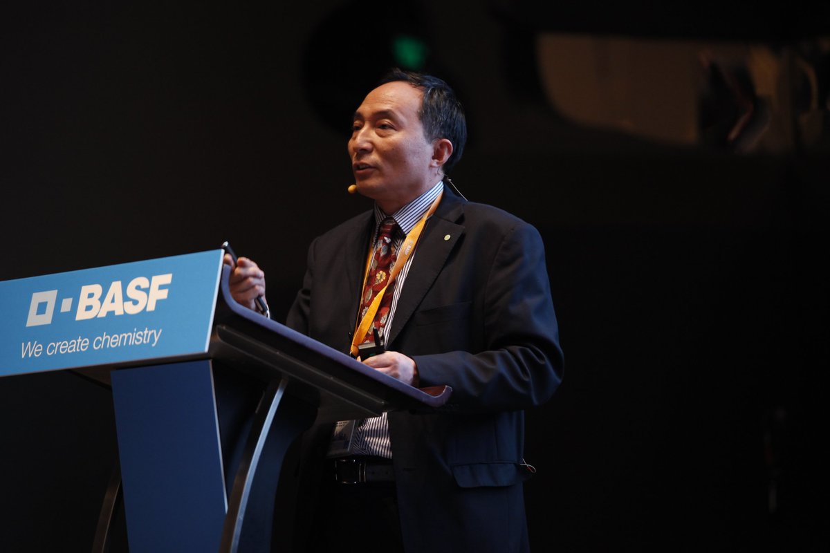 BASF_Asia's tweet photo. Prof Wanqin Jin (Nanjing Tech Univ) presents novel membrane materials & processes for sustainable energy #SCS_SH https://t.co/fDOsd0j4ea