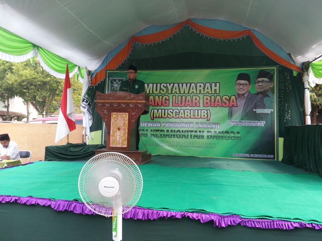 Malik_haramain1's tweet photo. Selamat&amp;sukses "MUSCABLUB" DPC PKB Kab.Pribolinggo @PkbProbolinggo @halimiskandarnu @thoriqul_haq @cakiminpkb https://t.co/W0Gi6POzEZ
