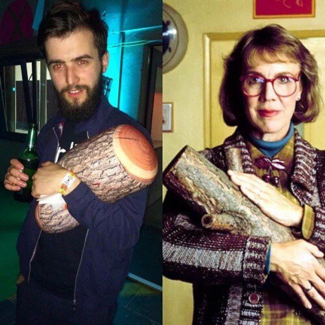 alloftwinpeaks's tweet image. This photo has been my inspiration obviously. 
Repost from Dan: Log Lady of Berlin.
.

#charliebarnes #twinpeaks #B…
