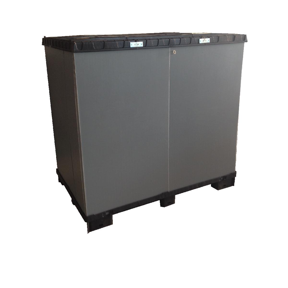 BoxltePackaging's tweet photo. Returnable box extra standard size 1600x1000xh 1400 mm #automotive #plastic_box #pallet #collapsable_box #packaging https://t.co/HX32H33Bxy