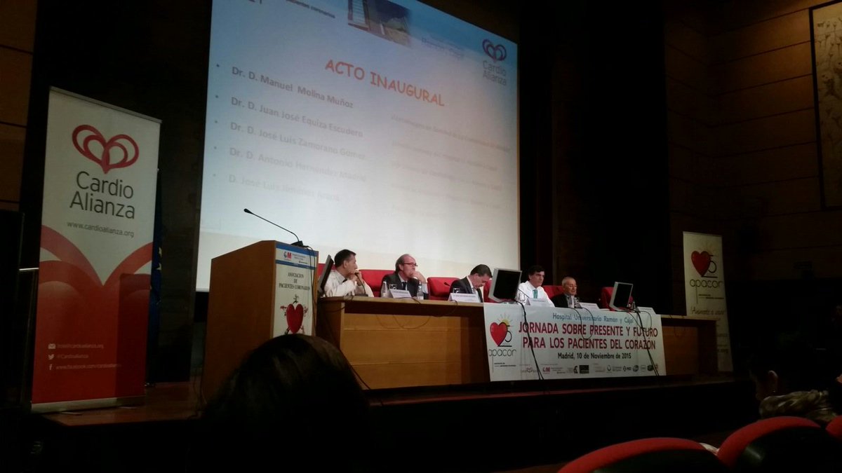 Cardioalianza's tweet image. Hoy estamos con #APACOR en la jornada sobre presente y futuro para los #pacientes del #corazón @mssaturnino