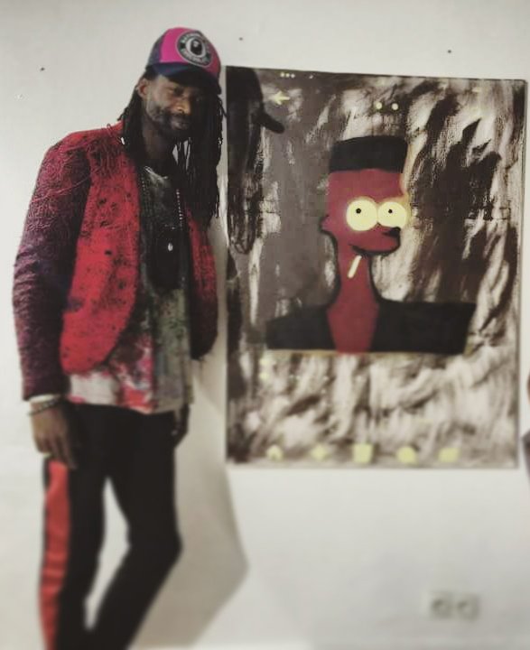 FamilyAffairInt's tweet photo. IAFA cofounder and artist @sanogo exhibiting tonight!! https://t.co/xao76KU94q #art #London #tonight https://t.co/j5jwLR9T6i