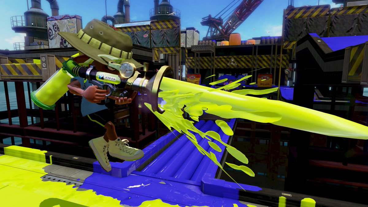 Splatoon スプラトゥーン 明日11月11日午前11時 新しいブキ ボールドマーカーネオ が追加される 超近接型シューター ボールドマーカー に ポイントセンサー と ダイオウイカ がセットされたブキだ それにしても1のゾロ目でなんだか縁起が