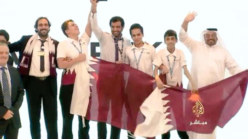 MaerskOilQatar's tweet image. شاهد: "أولمبياد الروبوت العالمي كيف يمكن أن يسهم في تنمية المهارات العلمية لدى الشباب" bit.ly/1OBi2Eb