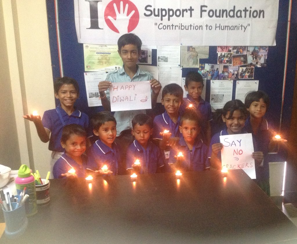 isupportfoun's tweet photo. It’s better to light one candle than to curse the darkness! 
With this hope #ISF wishes you a v #HappyDiwali2015 https://t.co/PpLziYmGO9