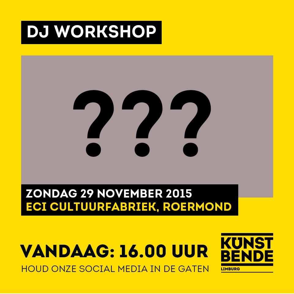 DJ's van Limburg! Om 16:00 uur hebben wij súpervet nieuws voor jullie! Houd onze social media in de gaten...