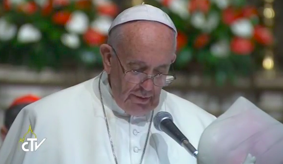 CarolGlatz's tweet photo. #PopeFrancis appeals to youth: no apathy, work hard, build a new world, never walls, exclude no one https://t.co/9w3603L79D