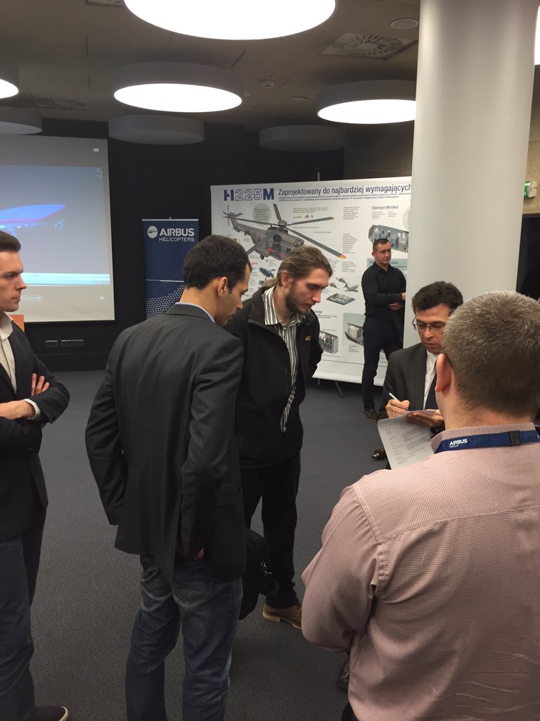 stephanechery's tweet photo. Discovering job opportunities and competencies offered by @AirbusGroup &amp; @AirbusHC in #Poland #bringjobstopoland https://t.co/CiHQuANTya