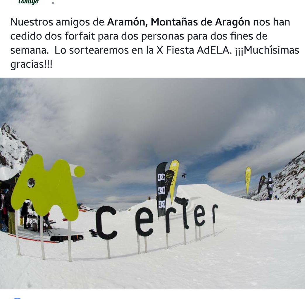 adelaespana's tweet photo. muchísimas gracias a @AramonCerler por este regalazo para la X Fiesta AdEla, ¿a Qué esperáis para compra la entrada? https://t.co/EpuAA0kAXL