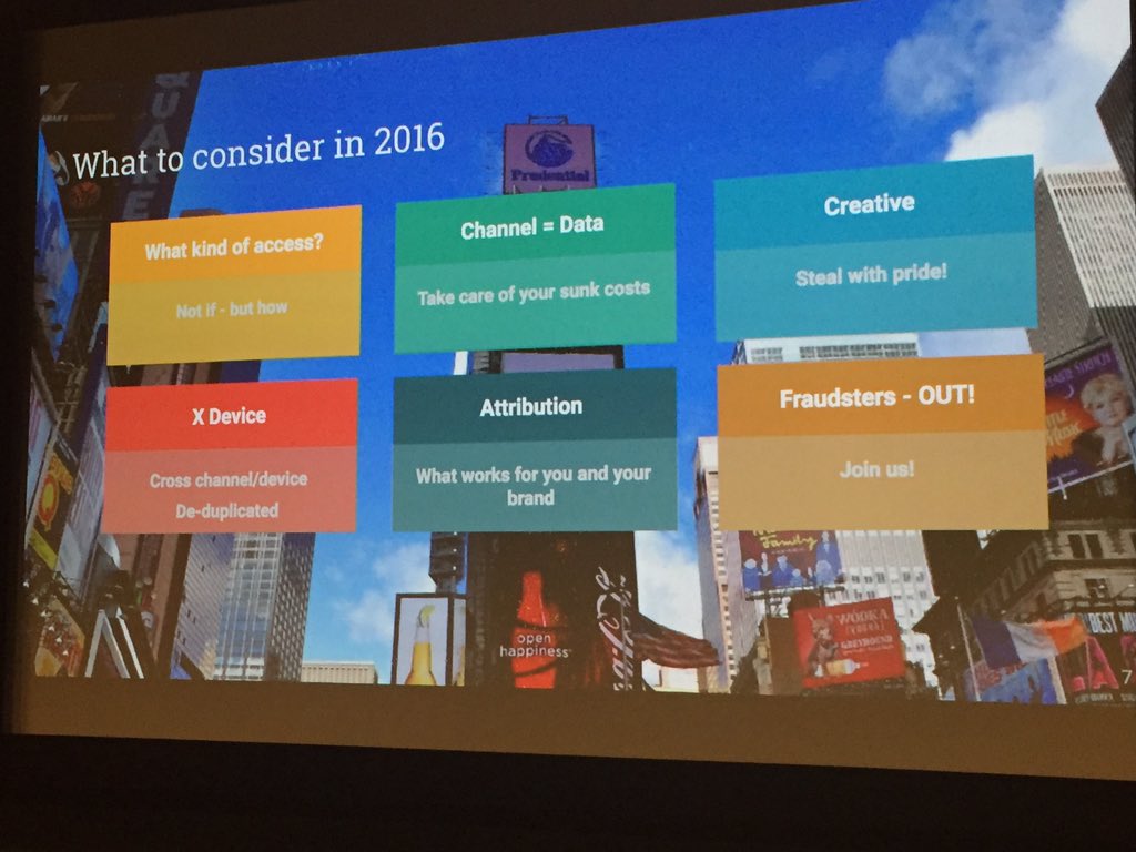 kennethwe's tweet photo. Før: budsjettsentrisk
Nå: ROI-sentrisk
Lønnsomt tips fra Johan Torbjörnsson, #DoubleClick @keyteq #creatingamoment https://t.co/zqwBgpRYrI