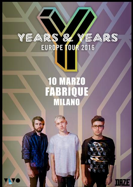 yearsndyearsITA's tweet photo. Il prezzo dei biglietti Γ¨ di β¬25 (+ la prevendita)
Tutte le info qui π
https://t.co/DAzpHv8xeJ
#YearsAndYearsInItaly https://t.co/dWfjcsw6vP