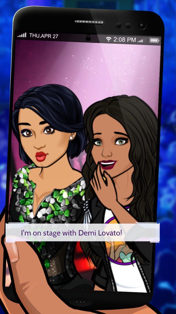 megant_44's tweet photo. I got a photo on stage with Demi Lovato! #episode #demipathtofame https://t.co/Lk4E00rGcS https://t.co/Ovjjf26dZa